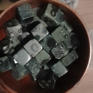 Kambaba Jasper Cube